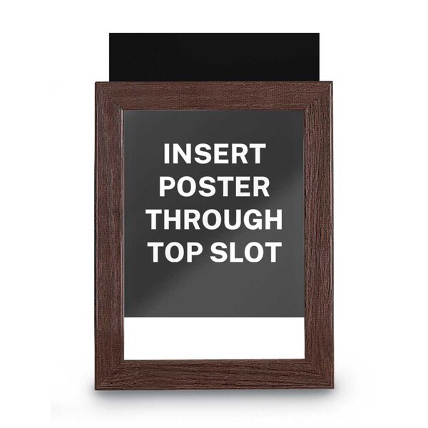 Drop-In Shadowbox, 12"x18", Light Oak/Amet